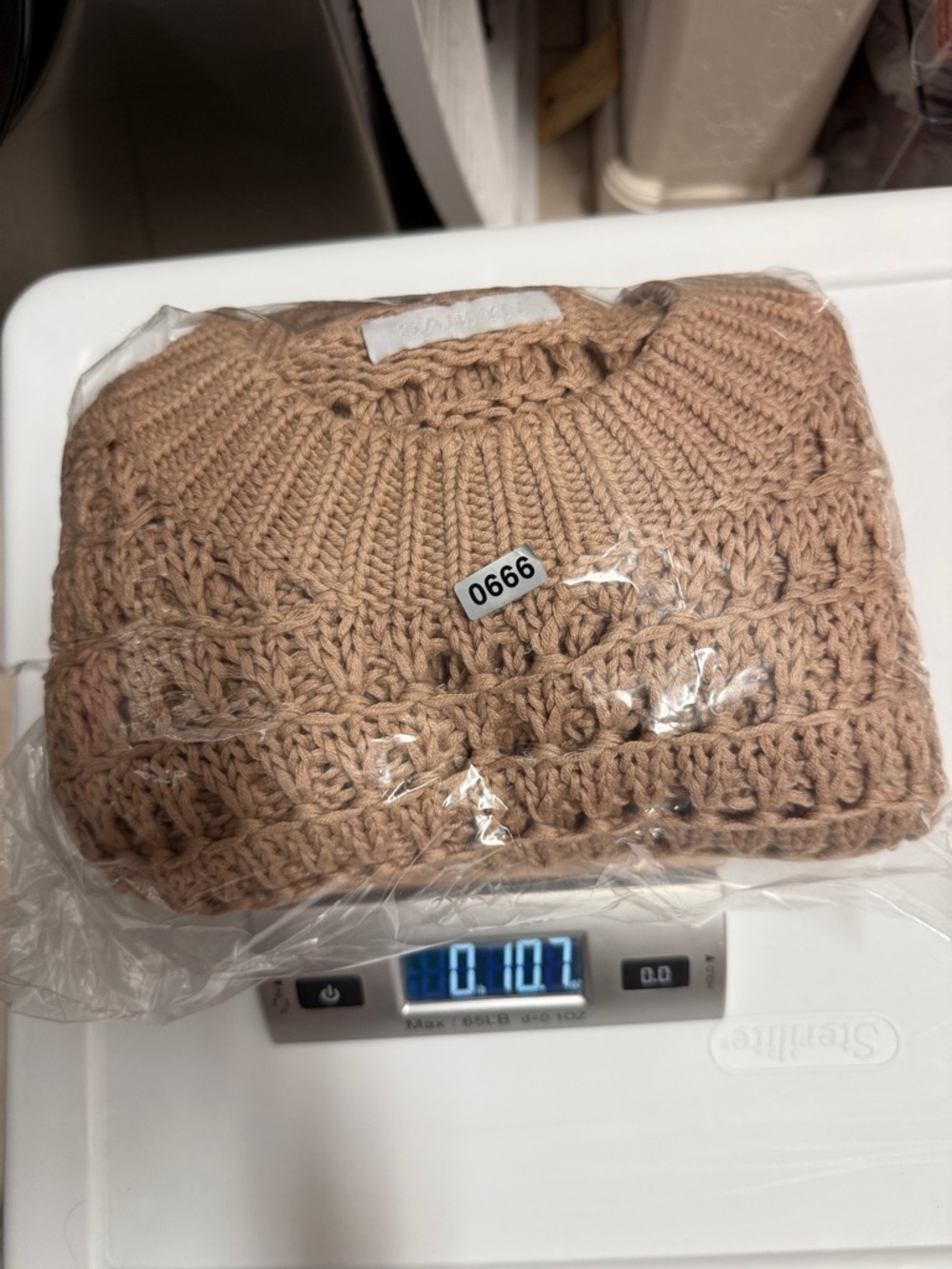Sablyn Mariella Open Knit Cotton/Silk/Cashmere Blend Sweater Camel Sand - Picture 7 of 7